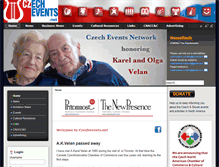 Tablet Screenshot of czechevents.net